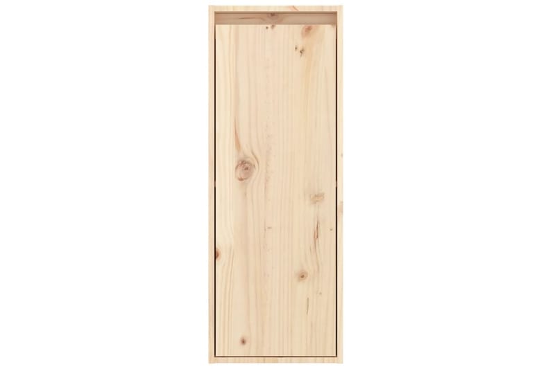 Veggskap 2 stk 30x30x80 cm heltre furu - Brun - Møbler - Mediamøbel & tv møbel - TV-benk & mediabenk