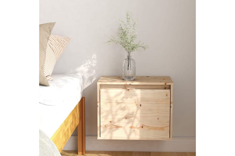 Veggskap 45x30x35 cm heltre furu - Brun - Møbler - Mediamøbel & tv møbel - TV-benk & mediabenk