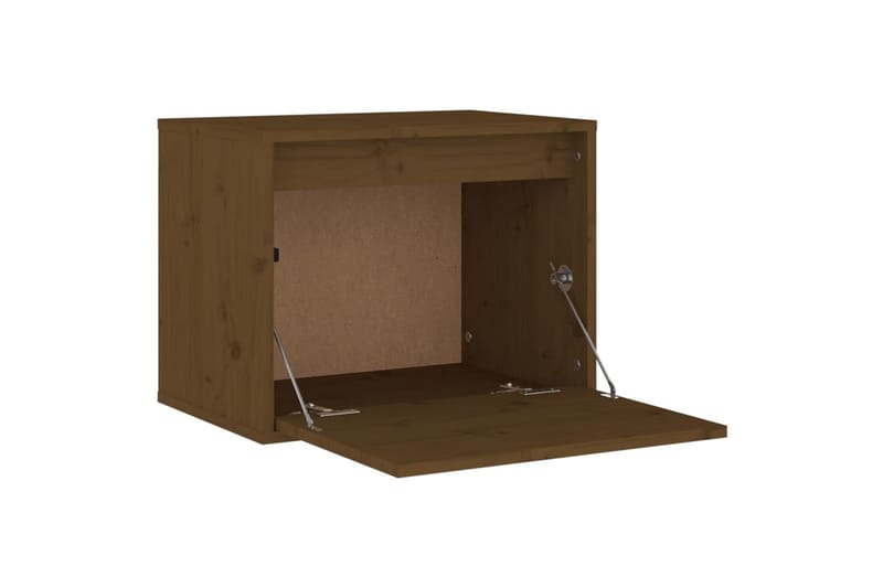 Veggskap honningbrun 45x30x35 cm heltre furu - Brun - TV-benk & mediabenk