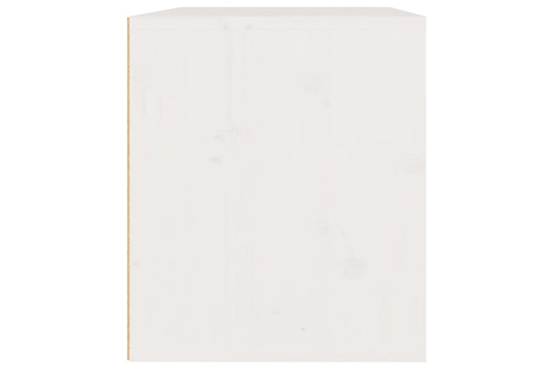 Veggskap hvit 45x30x35 cm heltre furu - Hvit - Møbler - Mediamøbel & tv møbel - TV-benk & mediabenk