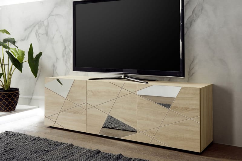 Vittoria Tv-benk 181 cm Beige - Lc Spa - Møbler - Mediamøbel & tv møbel - TV-benk & mediabenk