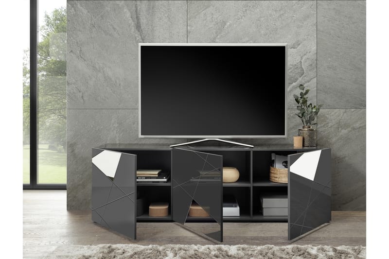 Vittoria Tv-benk 181 cm Vit - Lc Spa - Møbler - Mediamøbel & tv møbel - TV-benk & mediabenk
