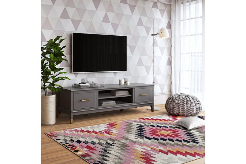 Westerleigh TV-benk 152x50 cm Grafittgrå - CosmoLiving - Møbler - Mediamøbel & tv møbel - TV-benk & mediabenk