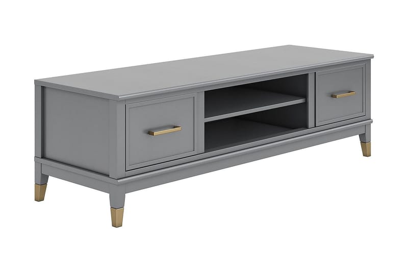 Westerleigh TV-benk 152x50 cm Grafittgrå, CosmoLiving