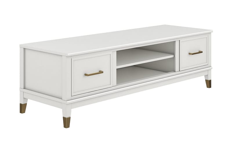 Westerleigh TV-benk 152x50 cm Hvit - CosmoLiving - Møbler - Mediamøbel & tv møbel - TV-benk & mediabenk