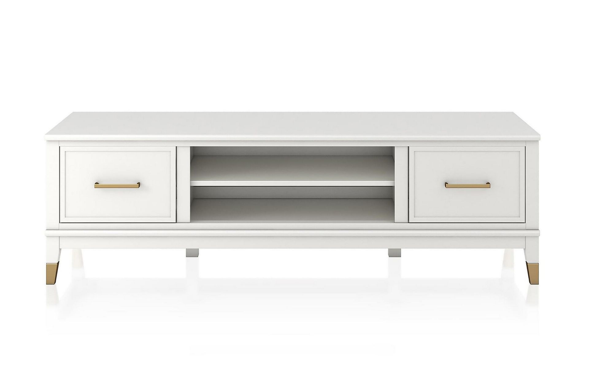 Westerleigh TV-benk 152x50 cm Hvit - CosmoLiving - Møbler - Mediamøbel & tv møbel - TV-benk & mediabenk
