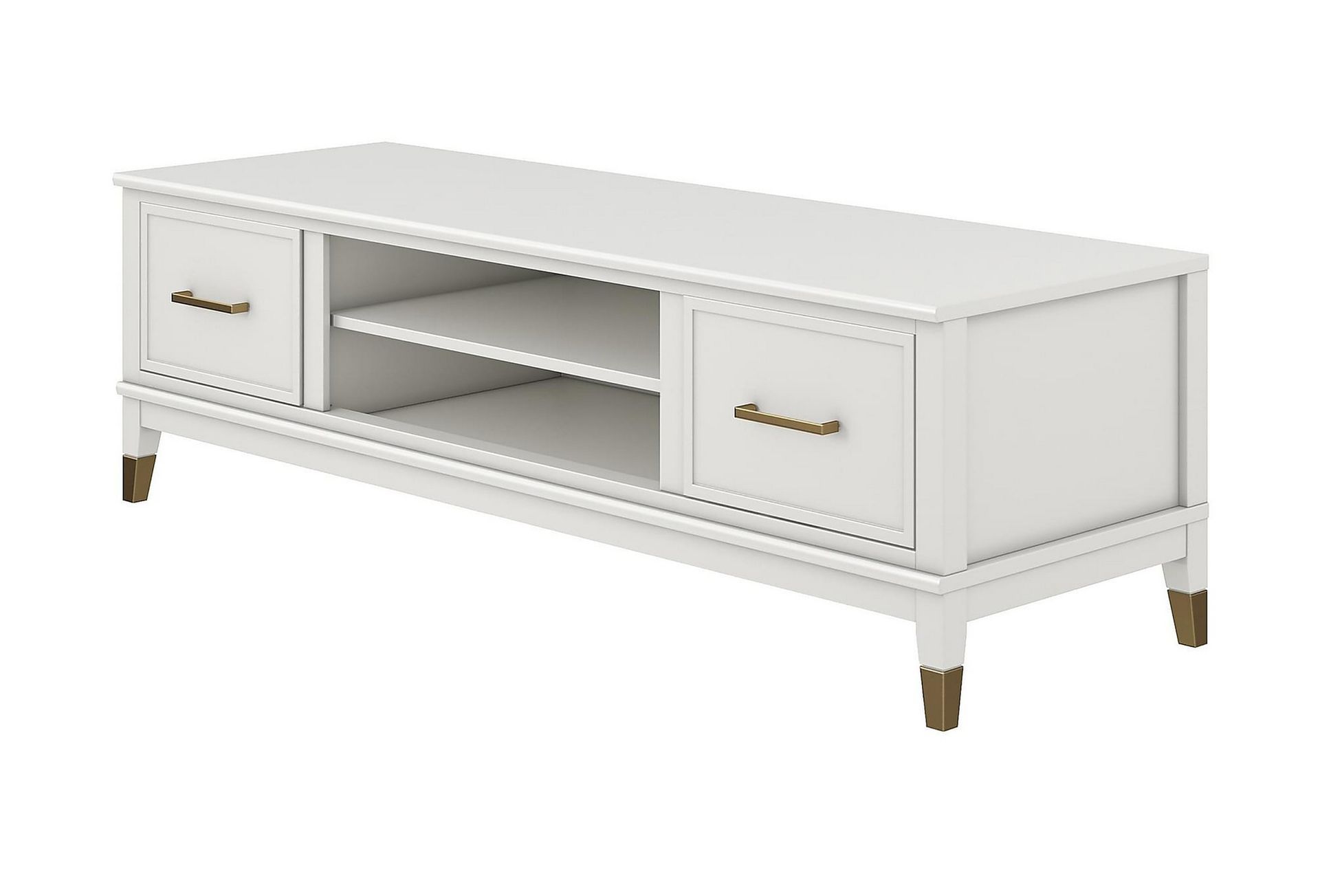 Westerleigh TV-benk 152x50 cm Hvit - CosmoLiving - Møbler - Mediamøbel & tv møbel - TV-benk & mediabenk