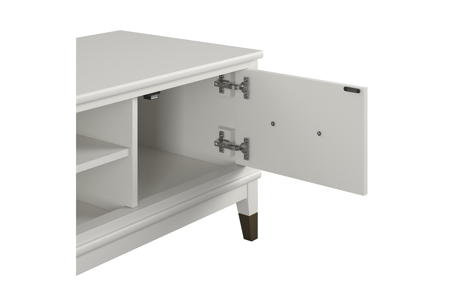 Westerleigh TV-benk 152x50 cm Hvit - CosmoLiving - Møbler - Mediamøbel & tv møbel - TV-benk & mediabenk