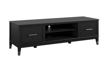 Westerleigh TV-benk 152x50 cm Svart - Møbler - Mediamøbel & tv møbel - TV-benk & mediabenk
