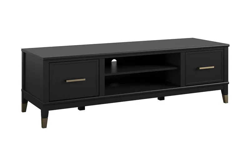 Westerleigh TV-benk 152x50 cm Svart - Møbler - Mediamøbel & tv møbel - TV-benk & mediabenk