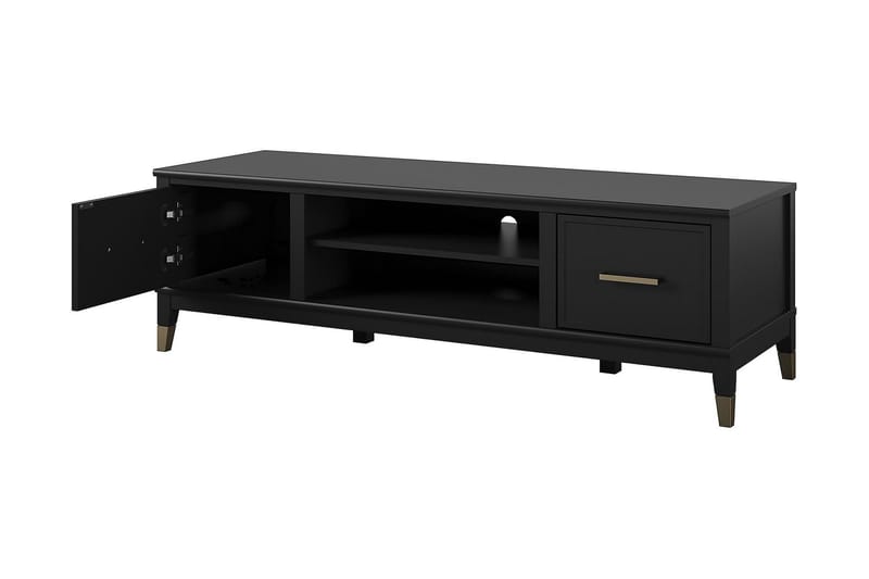 Westerleigh TV-benk 152x50 cm Svart - Møbler - Mediamøbel & tv møbel - TV-benk & mediabenk