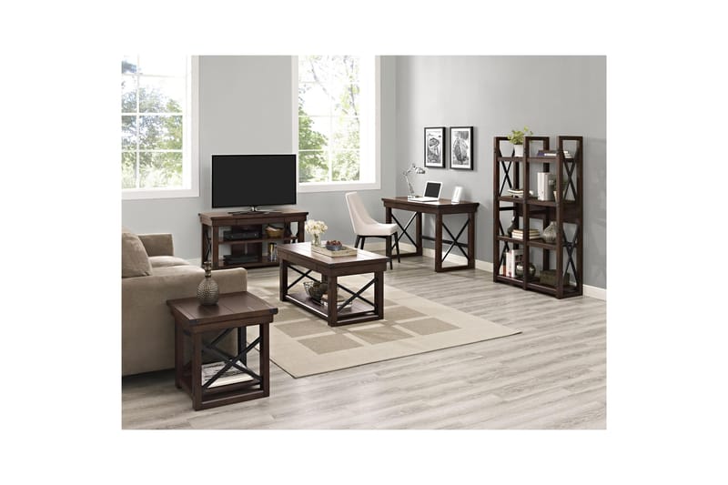Wildwood Tv-benk 120,7x50,8 cm Svart - Dorel Home - Møbler - Mediamøbel & tv møbel - TV-benk & mediabenk