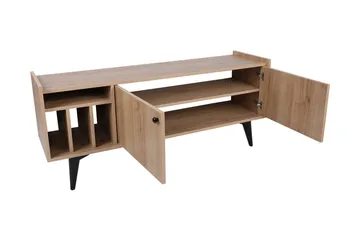Winskill TV-benk 150 cm - Natur / Svart - Møbler - Mediamøbel & tv møbel - TV-benk & mediabenk