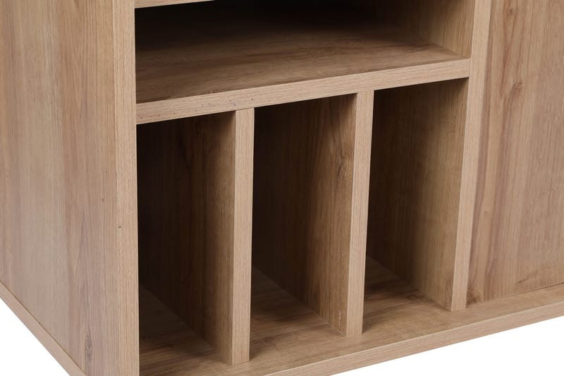 Winskill TV-benk 150 cm - Natur / Svart - Møbler - Mediamøbel & tv møbel - TV-benk & mediabenk