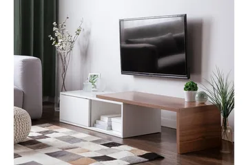 Yonkers Tv-Benk 40x159 Cm - Hvit - Møbler - Mediamøbel & tv møbel - TV-benk & mediabenk
