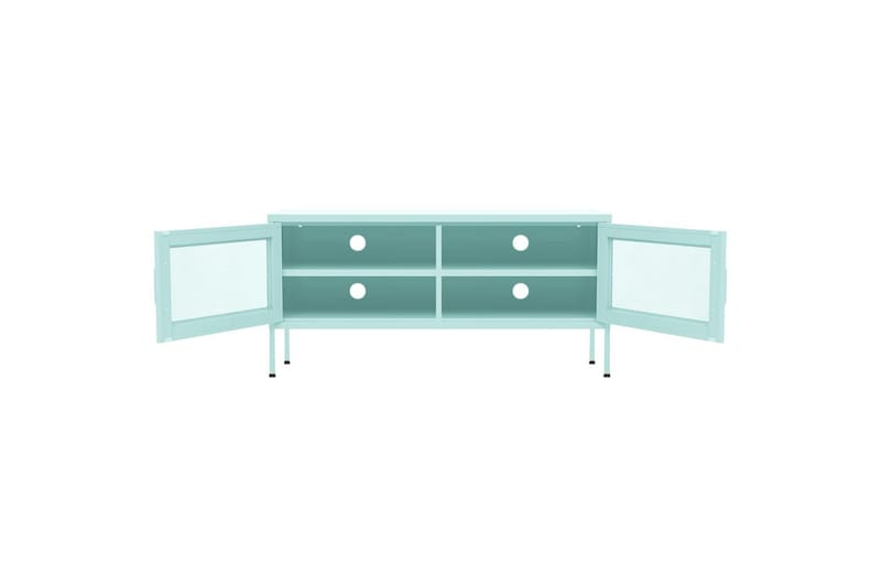 TV-benk myntegrønn 105x35x50 cm stål - grønn - Møbler - Mediamøbel & tv møbel - TV-benk & mediabenk