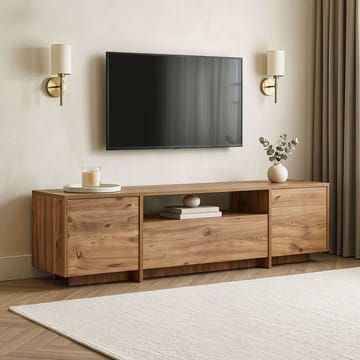 TV-benk Nordure Alvar (180 x 46 x 35 cm) Atlantic Pine - Atlantic Pine - Møbler - Mediamøbel & tv møbel - TV-benk & mediabenk