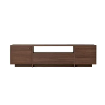 TV-benk Nordure Alvar (180 x 46 x 35 cm) Valnøtt - Valnøtt - Møbler - Mediamøbel & tv møbel - TV-benk & mediabenk