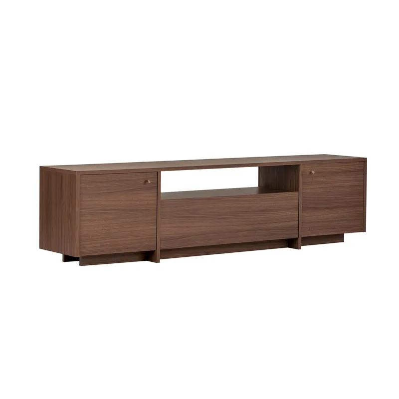 TV-benk Nordure Alvar (180 x 46 x 35 cm) Valnøtt, Valnøtt