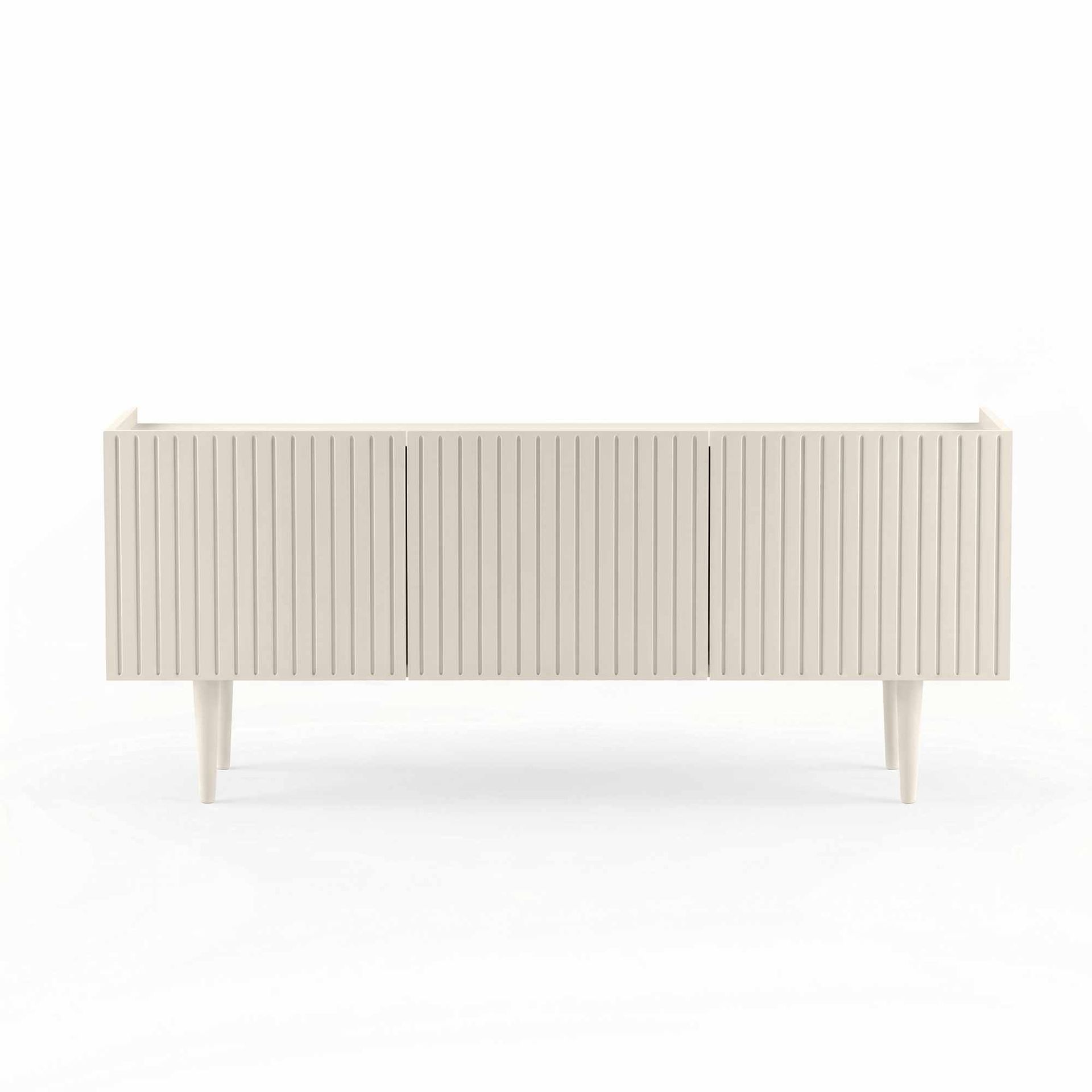 TV-benk Nordure Capella (120 x 50 x 29 cm) Sandstein - Sandstein
