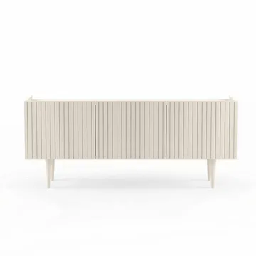 TV-benk Nordure Capella (120 x 50 x 29 cm) Sandstein - Sandstein - Møbler - Mediamøbel & tv møbel - TV-benk & mediabenk