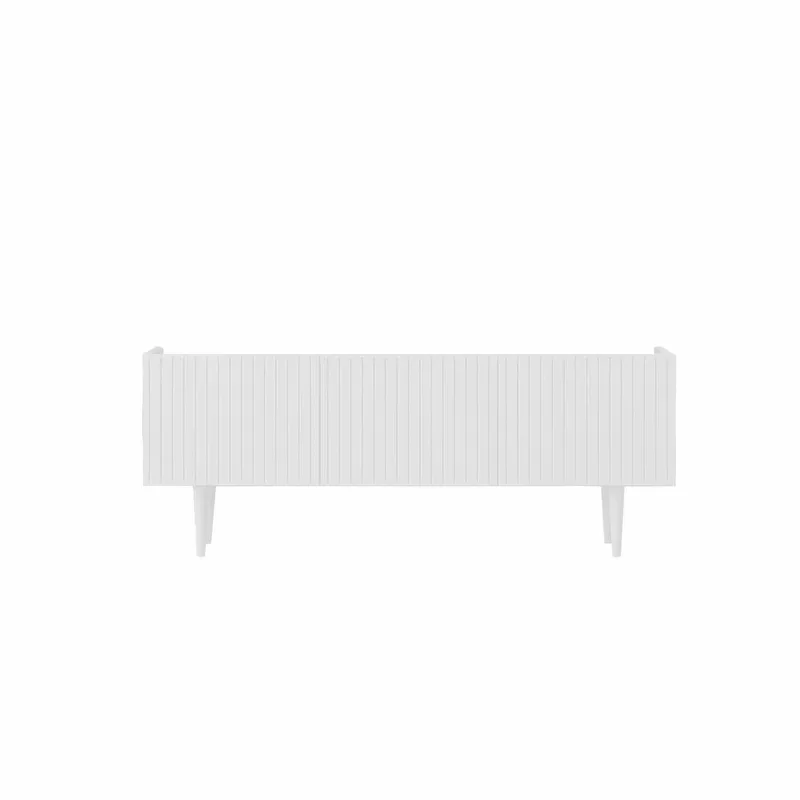 TV-benk Nordure Capella (140 x 50 x 29 cm) Hvit, Hvit