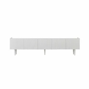 TV-benk Nordure Capella (160 x 50 x 29 cm) Hvit - Hvit - Møbler - Mediamøbel & tv møbel - TV-benk & mediabenk