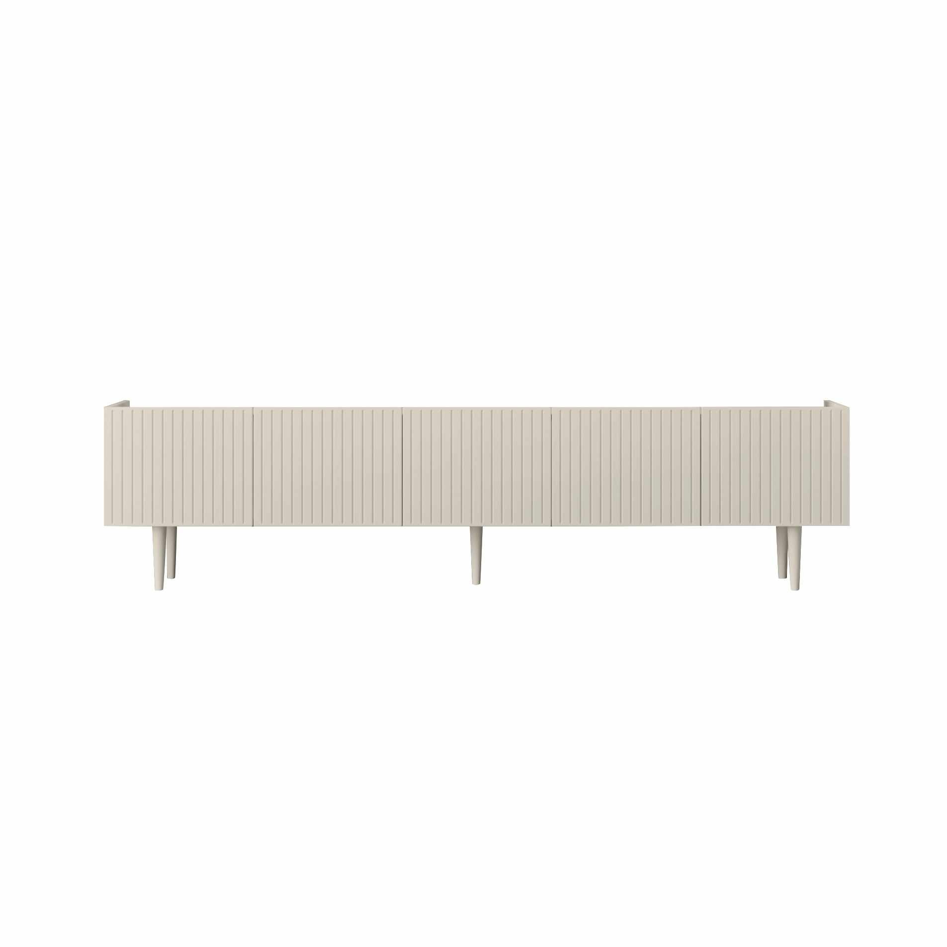 TV-benk Nordure Capella (180 x 50 x 29 cm) Sandstein - Sandstein