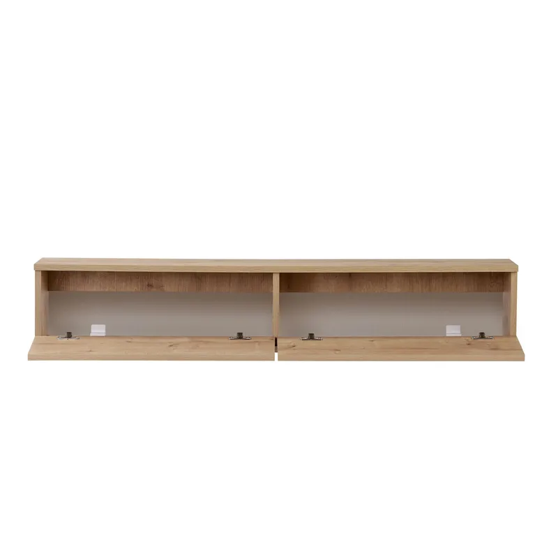 TV-benk Nordure Ligne (140 x 25 x 25 cm) Sapphire Oak, Sapphire Oak