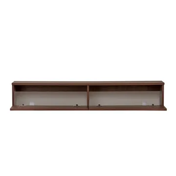 TV-benk Nordure Ligne (140 x 25 x 25 cm) Valnøtt - Valnøtt - Møbler - Mediamøbel & tv møbel - TV-hylle