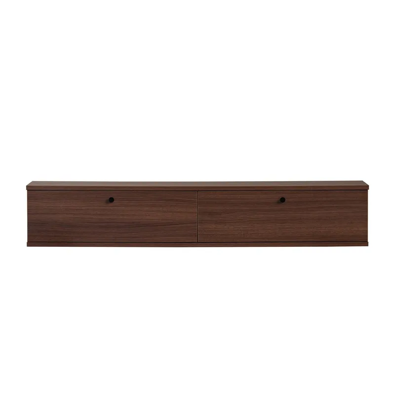 TV-benk Nordure Ligne (140 x 25 x 25 cm) Valnøtt - Valnøtt - Møbler - Mediamøbel & tv møbel - TV-hylle