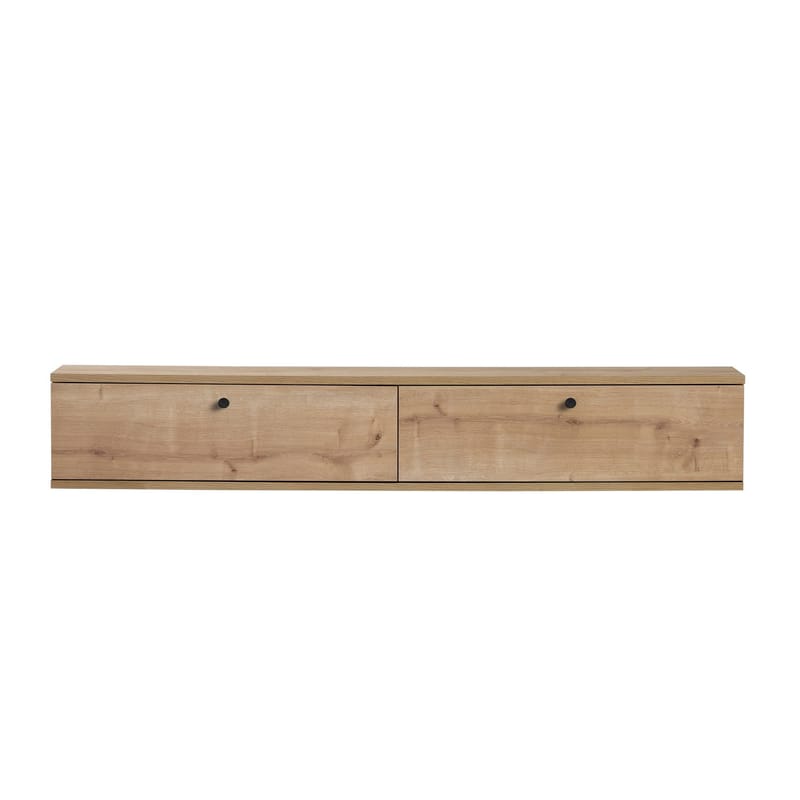 TV-benk Nordure Ligne (160 x 25 x 25 cm) Sapphire Oak - Sapphire Oak - Møbler - Mediamøbel & tv møbel - TV-hylle