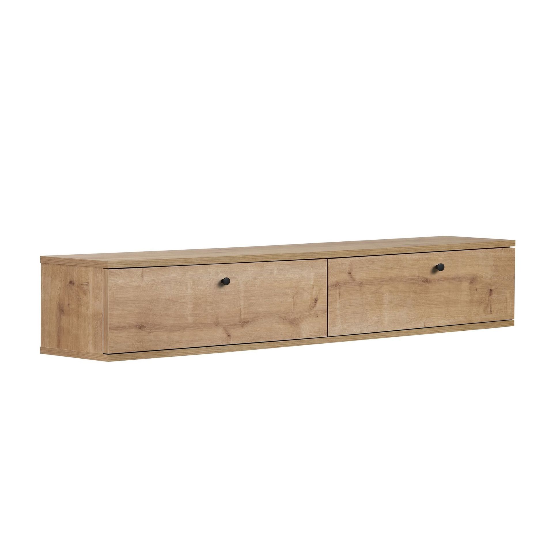 TV-benk Nordure Ligne (160 x 25 x 25 cm) Sapphire Oak - Sapphire Oak