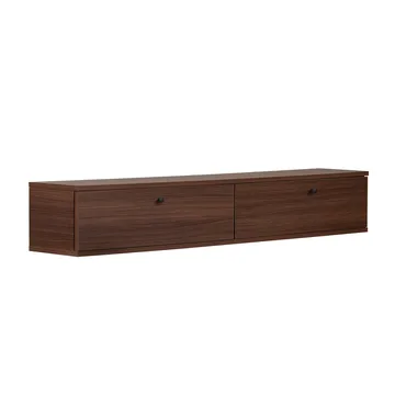 TV-benk Nordure Ligne (160 x 25 x 25 cm) Valnøtt - Valnøtt - Møbler - Mediamøbel & tv møbel - TV-hylle