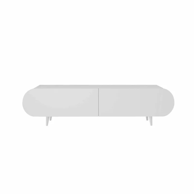 TV-benk Nordure Regulus (140 x 49 x 30 cm) Hvit, Hvit