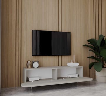 TV-benk Nordure Regulus (140 x 49 x 30 cm) Sandstein - Sandstein - Møbler - Mediamøbel & tv møbel - TV-benk & mediabenk