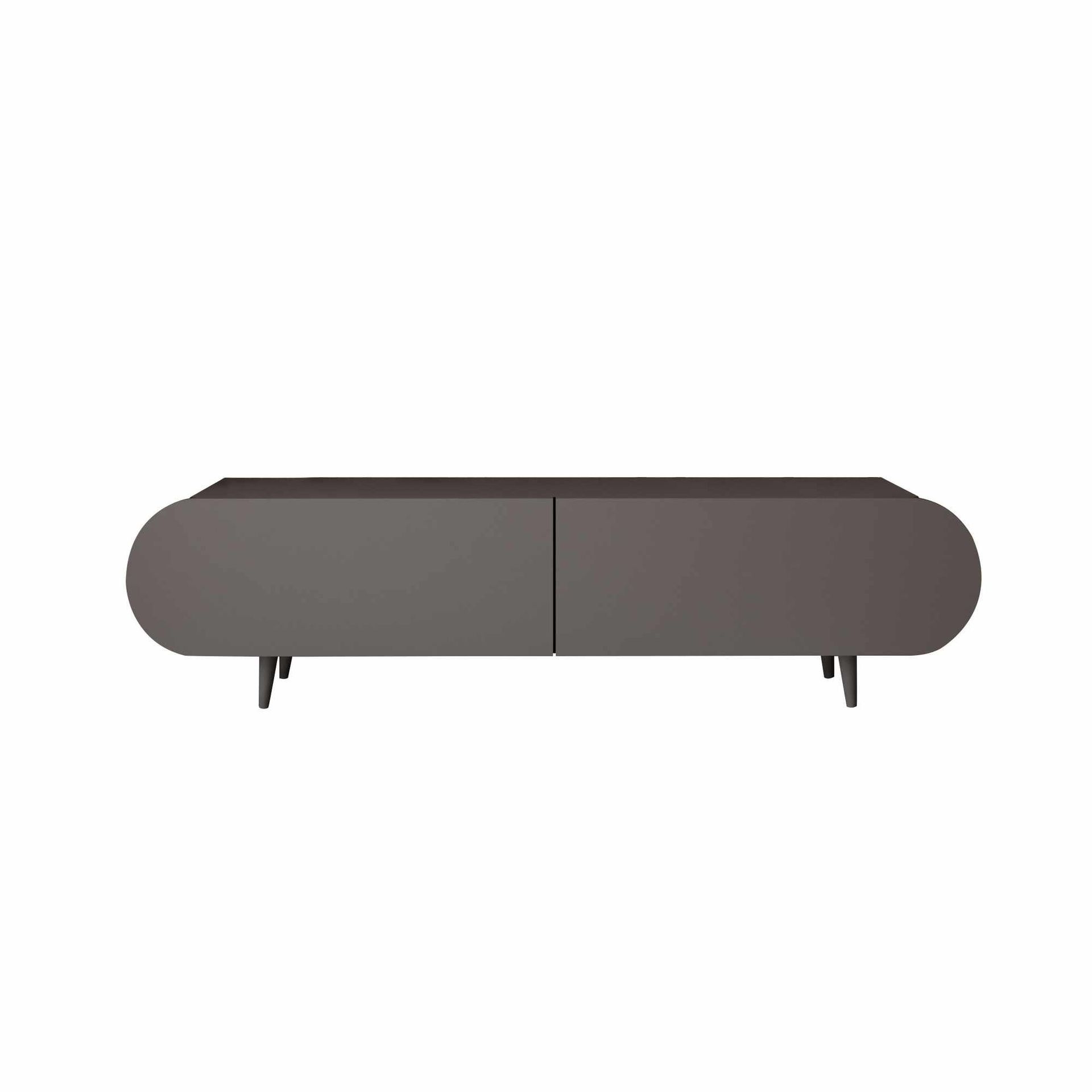 TV-benk Nordure Regulus (160 x 49 x 30 cm) Grå - Grå