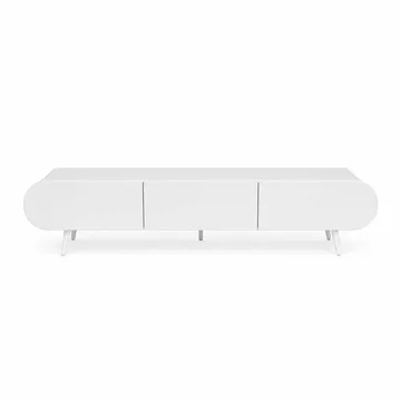 TV-benk Nordure Regulus (180 x 49 x 30 cm) Hvit - Hvit - Møbler - Mediamøbel & tv møbel - TV-benk & mediabenk