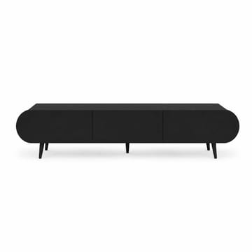 TV-benk Nordure Regulus (180 x 49 x 30 cm) Svart - Svart - Møbler - Mediamøbel & tv møbel - TV-benk & mediabenk