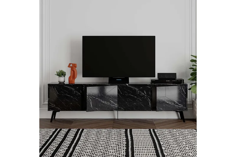 TV-benk og mediabenk Dune TV-benk 180 cm Beige Beige - Møbler - Mediamøbel & tv møbel - TV-benk & mediabenk