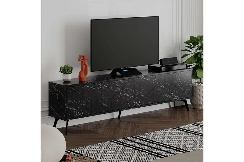 TV-benk og mediabenk Dune TV-benk 180 cm Beige Beige - Møbler - Mediamøbel & tv møbel - TV-benk & mediabenk