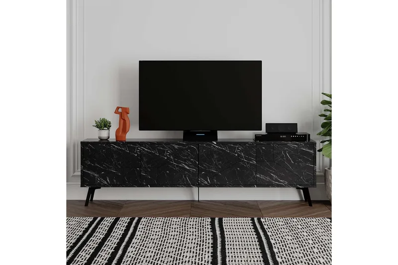 TV-benk og mediabenk Dune TV-benk 180 cm Beige Beige - Møbler - Mediamøbel & tv møbel - TV-benk & mediabenk