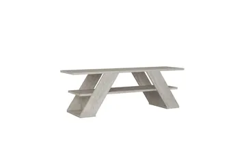 TV-benk og mediabenk Homitis TV-benk Janesh Antracit,Vit