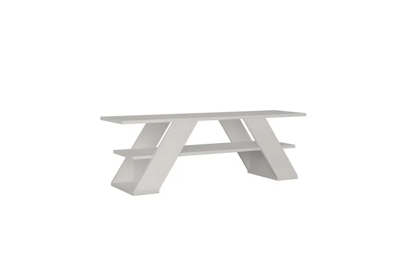 TV-benk og mediabenk Homitis TV-benk Janesh Vit - Møbler - Mediamøbel & tv møbel - TV-benk & mediabenk