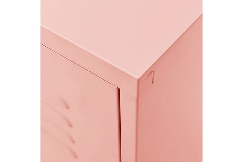 TV-benk rosa 105x35x50 cm stål - Rosa - Møbler - Mediamøbel & tv møbel - TV-benk & mediabenk