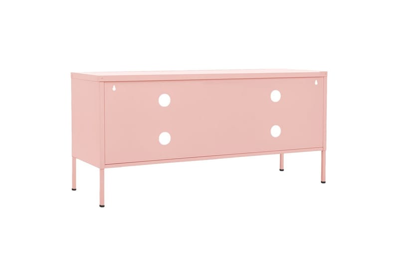 TV-benk rosa 105x35x50 cm stål - Rosa - Møbler - Mediamøbel & tv møbel - TV-benk & mediabenk