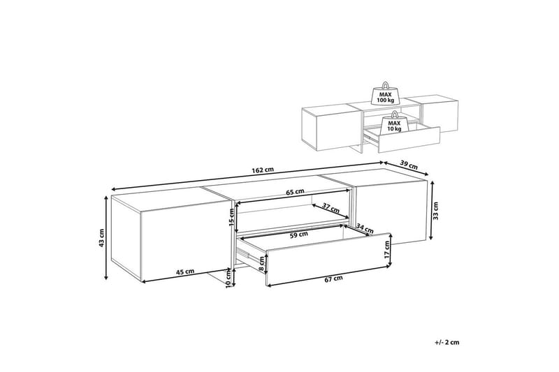 TV-benk Russel - Møbler - Mediamøbel & tv møbel - TV-benk & mediabenk