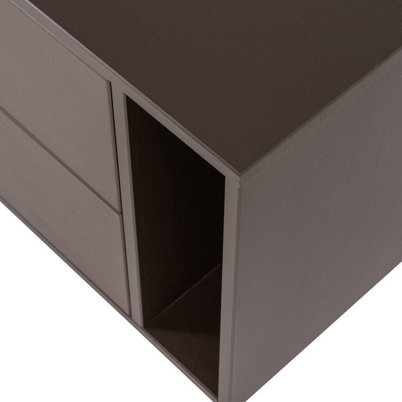 TV-benk Settle 200 cm - Mellombrun - Møbler - Mediamøbel & tv møbel - TV-skap