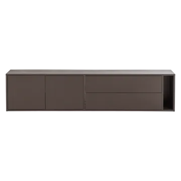 TV-benk Settle 200 cm - Mellombrun - Møbler - Mediamøbel & tv møbel - TV-benk & mediabenk