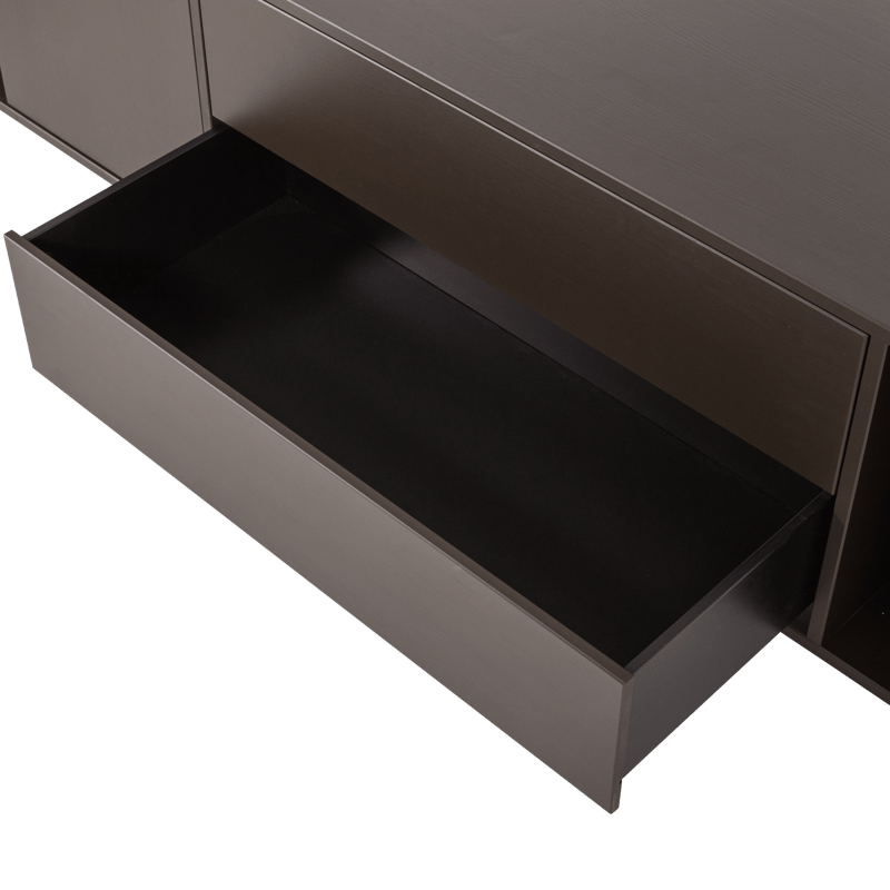 TV-benk Settle 200 cm - Mellombrun - Møbler - Mediamøbel & tv møbel - TV-skap